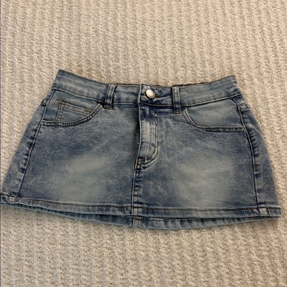 Denim Mini Skirt